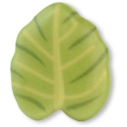 Assortimento di 4 Foglie - 3, 4 cm - Cioccolato Bianco. n5