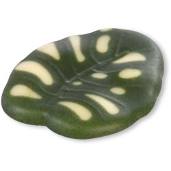 Assortimento di 4 Foglie - 3, 4 cm - Cioccolato Bianco. n6