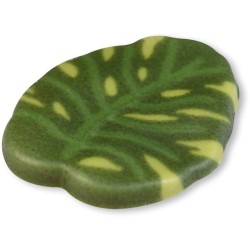 Assortimento di 4 Foglie - 3, 4 cm - Cioccolato Bianco. n8