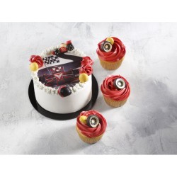 3 Decorazioni Formula 1 - Cioccolato Bianco. n7