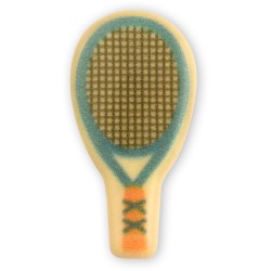 2 Decorazioni Tennis - Cioccolato Bianco. n1