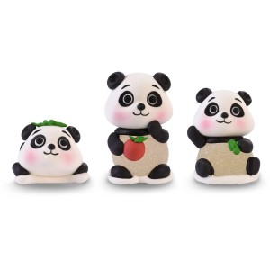 Assortimento di 3 Panda - Jelly Sugar - 6 cm