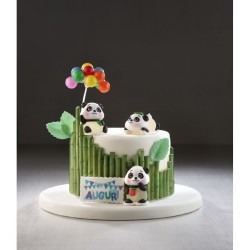 Assortimento di 3 Panda - Jelly Sugar - 6 cm. n7