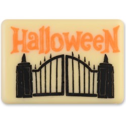 2 Barrette di Halloween 5 cm - Cioccolato Bianco. n2