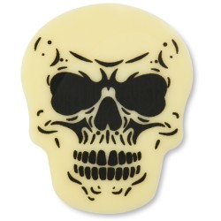Set di 5 teschi spaventosi - Cioccolato bianco. n3