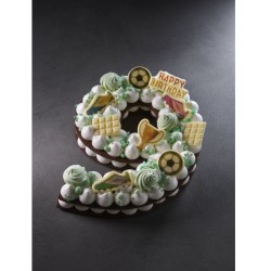 3 decorazioni a tema calcio | Cioccolato bianco. n°5