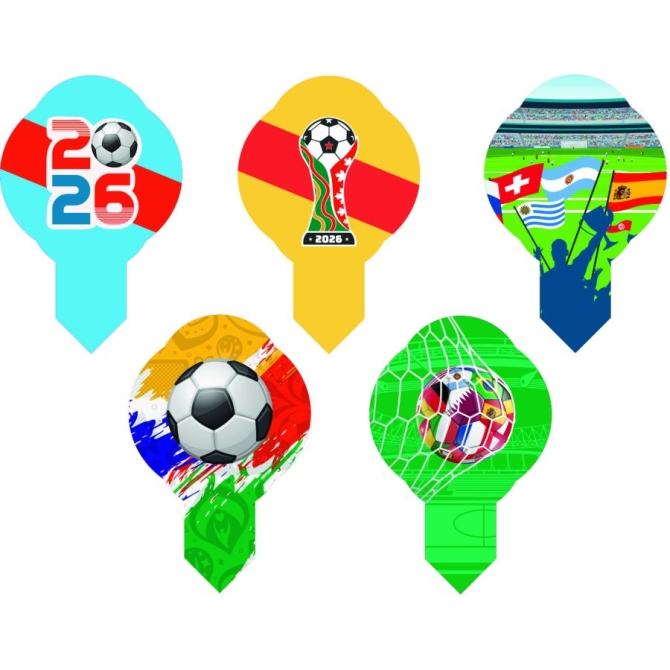 10 Compresse di carta wafer per i Mondiali di calcio 
