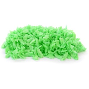 Confezione da 25 g di vermicelli verdi in carta ostia