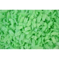 Confezione da 25 g di vermicelli verdi in carta ostia. n�1