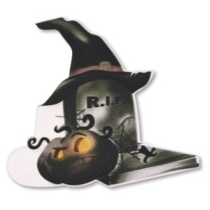 Decorazione Lapide RIP Halloween (8.5 cm) - Zucchero