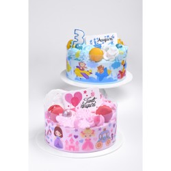 Nastro per Torta Principessa (8 cm - 2 m) - Plastica. n1