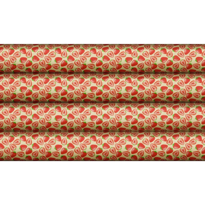 1 Foglio per Trasferimento Alimentare Fragola - 30 x 45 cm 