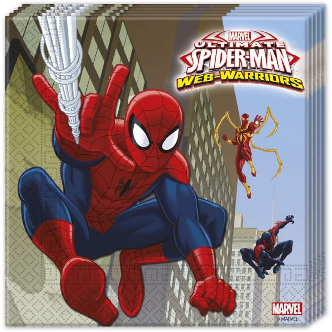 20 Tovaglioli Spider-Man Web-Warriors 