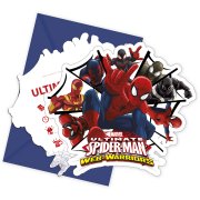 6 Inviti Spider-Man Web-Warriors