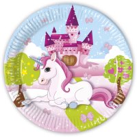 8 Piatti Unicorno Incantato