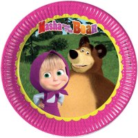 8 Piatti Masha e Orso