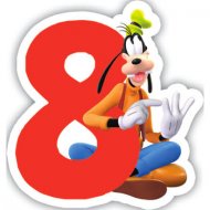 Candela numero 8 Mickey - Dingo Club