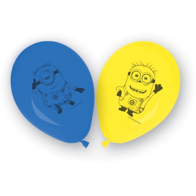 8 Palloncini Lovely Minions 