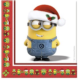 20 Tovaglioli Minions Christmas 