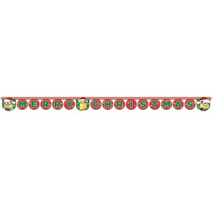 Festone lettere Merry Christmas Minions Christmas