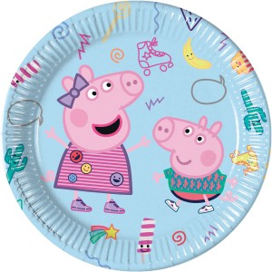 8 Piatti Peppa Pig Fun