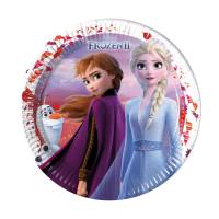 Contiene : 1 x 8 Piatti - Frozen 2