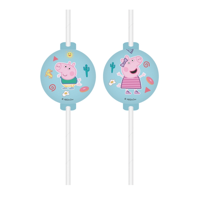 4 Cannucce - Peppa Pig Fun 