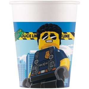 8 Bicchieri Lego City