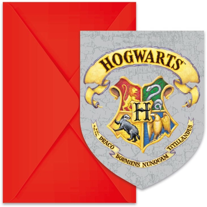 6 Inviti Harry Potter Hogwarts 