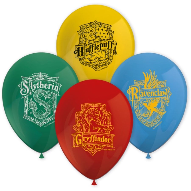 8 Palloncini Harry Potter Hogwarts 