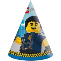 Contiene : 1 x 6 Cappelli Lego City