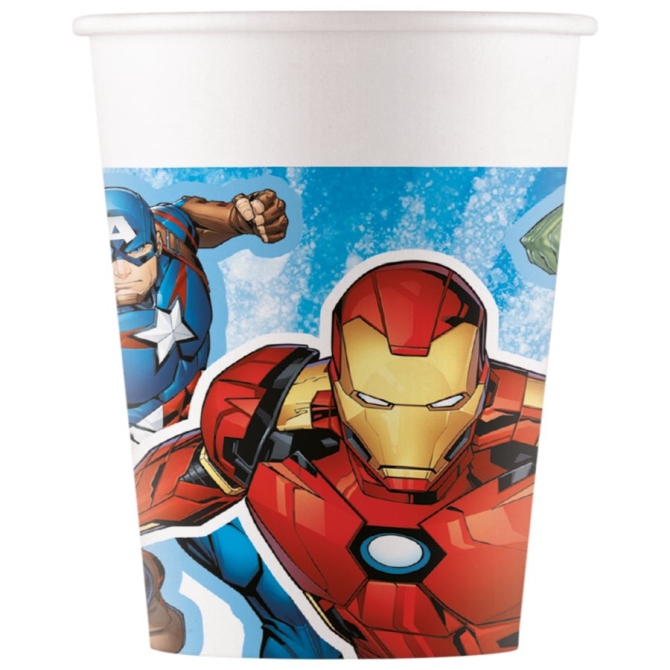 8 bicchieri Avengers Evergreen 