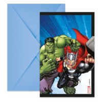 6 Inviti Avengers Evergreen