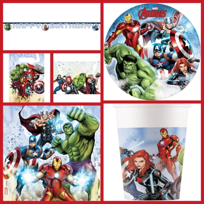 Grande scatola per feste Avengers Infinity Stones 
