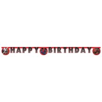 Ghirlanda di lettere Happy Birthday Spiderman World Of Webs
