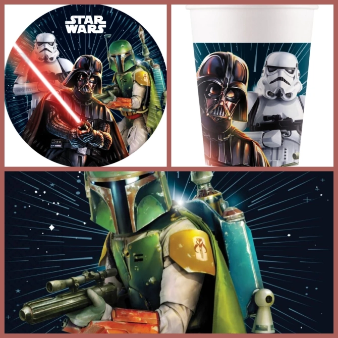 Scatola per feste Galaxy di Star Wars 
