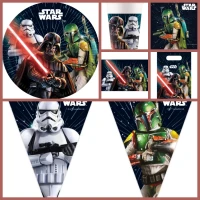 Grande scatola per feste Galaxy di Star Wars