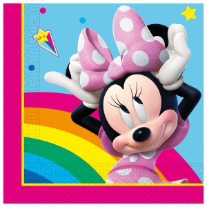 20 Asciugamani Minnie Rainbow