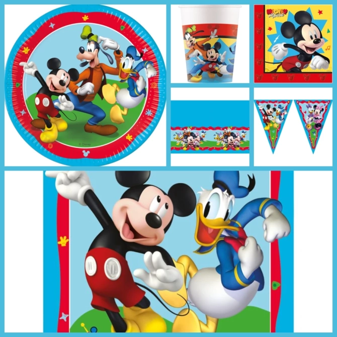 Grande scatola per feste di Topolino Rock The House 
