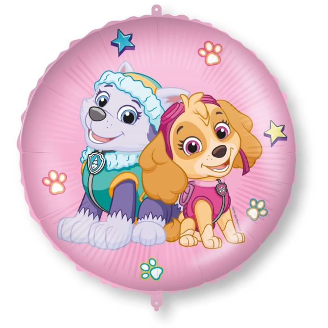 Palloncino in mylar Stella ed Everest (Paw Patrol) - 46 cm 