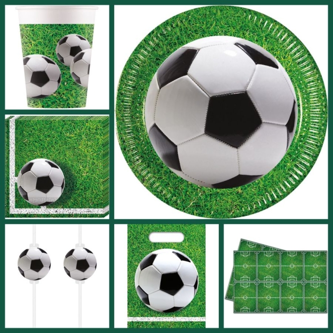 Grande scatola per feste di calcio 