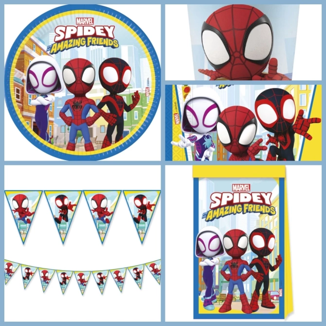 Grande scatola per feste di Spidey 