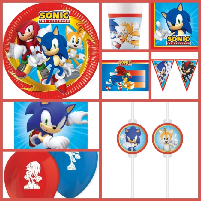 Scatola per feste Maxi Sonic 