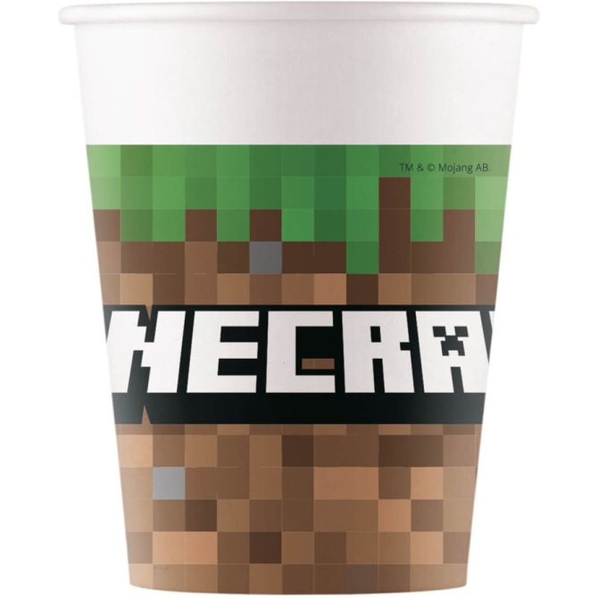 8 bicchieri Minecraft 