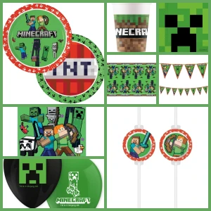 Scatola per feste Maxi Minecraft