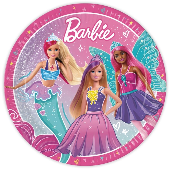 8 piatti Barbie Fantasy 