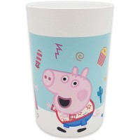 2 bicchieri riutilizzabili di Peppa Pig (23 cl)