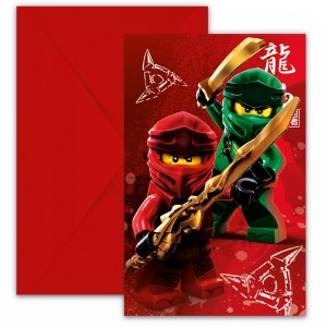 6 inviti Ninjago