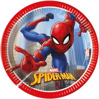 8 Piatti piccoli Spiderman Crime Fighter