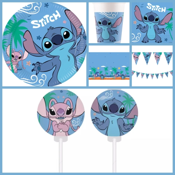 Scatola per feste grande Stitch 